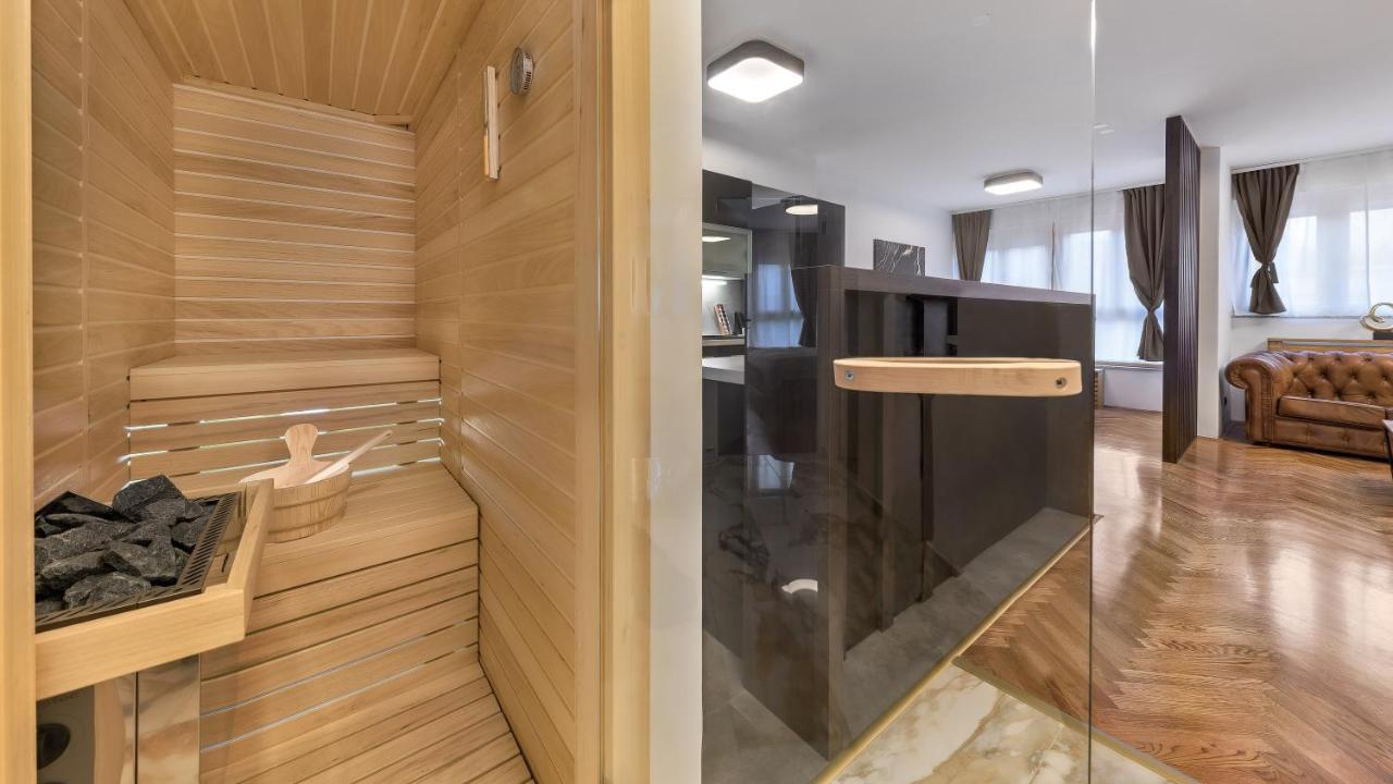 President Apartment With Sauna Загреб Экстерьер фото
